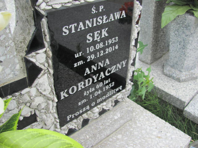 Anna Kordyaczna Rokietnica - Grobonet - Wyszukiwarka osób pochowanych