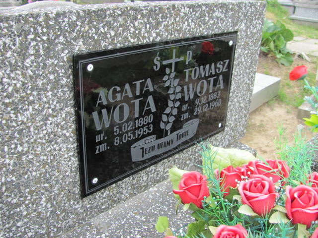 Tomasz Wota 1883 Rokietnica - Grobonet - Wyszukiwarka osób pochowanych