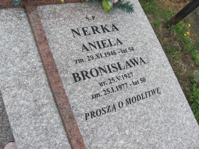 Bronisława Nerka 1927 Rokietnica - Grobonet - Wyszukiwarka osób pochowanych
