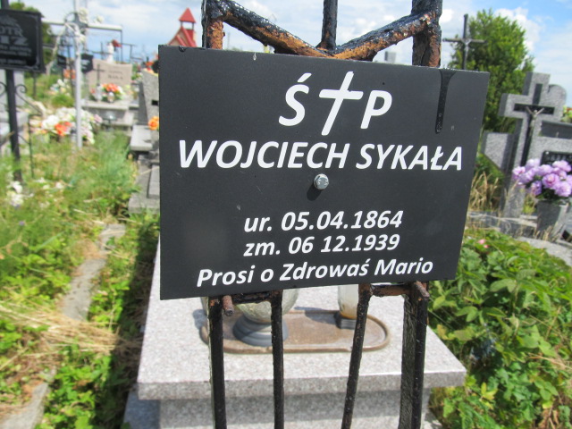 Wojciech Sykała 1864 Rokietnica - Grobonet - Wyszukiwarka osób pochowanych