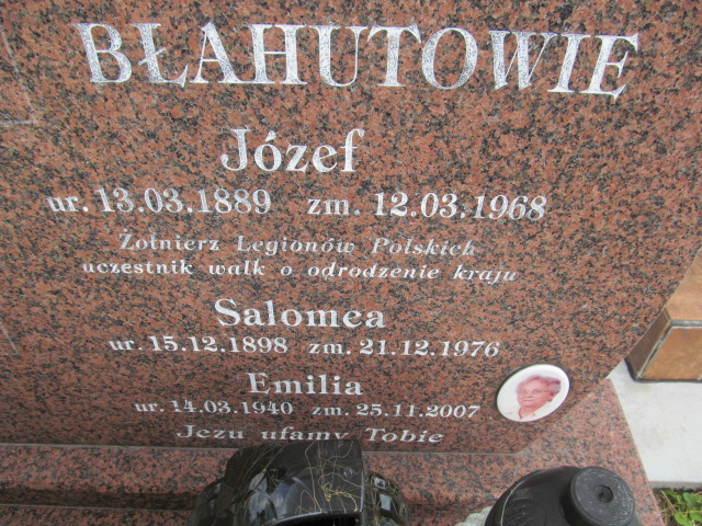 Salomea Błahut 1898 Rokietnica - Grobonet - Wyszukiwarka osób pochowanych